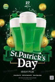 St Patrick's Day PSD Flyer Template