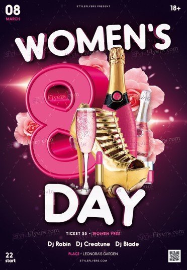 Women’s Day PSD Flyer Template