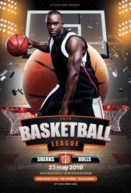 Basketball PSD Flyer Template