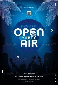 Open Air Party PSD Flyer Template