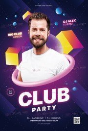 Club Party PSD Flyer Template