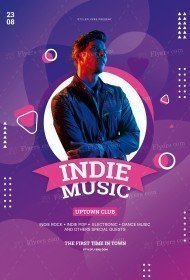 Indie PSD Flyer Template