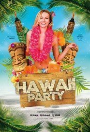 Hawaii Party PSD Flyer Template