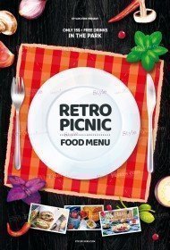 Retro-Picnic-Food-Menu_psd_flyer