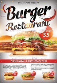 Burger-Restaurant-Flyer