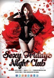 Sexy-Fridays-Night-Club-Flyer