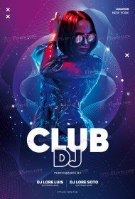 Club DJ PSD Flyer