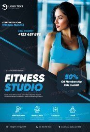 Fitness PSD Flyer Template