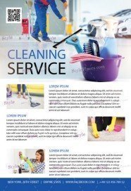 Cleaning Service PSD Flyer Template