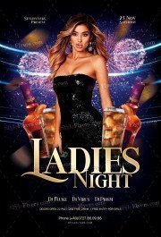 Ladies Night PSD Flyer Template