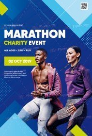 Marathon Charity Event PSD Flyer Template