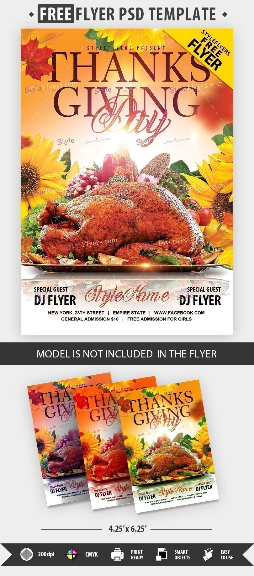 Thanksgiving Flyer Template Free