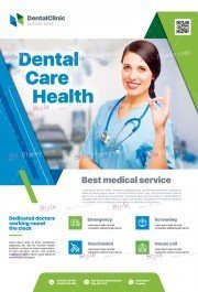 Dental Care Health PSD Flyer Template