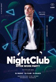 Night Club PSD Flyer Template