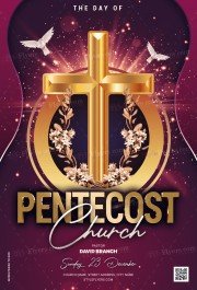 Pentecost Church PSD Flyer Template