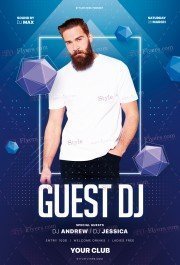 Guest DJ PSD Flyer Template