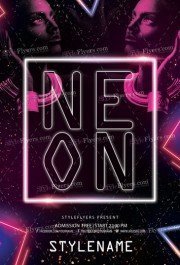 Neon-Flyer