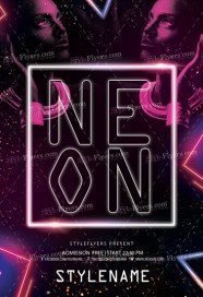 Neon-Flyer