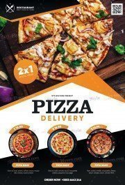 Pizza Restaurant (delivery) PSD Flyer