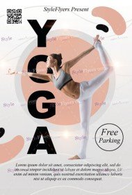 Yoga PSD Flyer Template