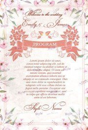 wedding-program