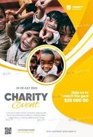Charity Event PSD Flyer