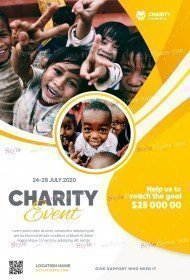 Charity Event PSD Flyer