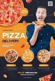 Pizza Delivery PSD Flyer