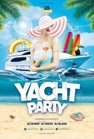 Yacht Party PSD Flyer