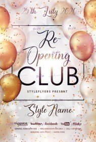 Re-opening-Club-Flyer-Template