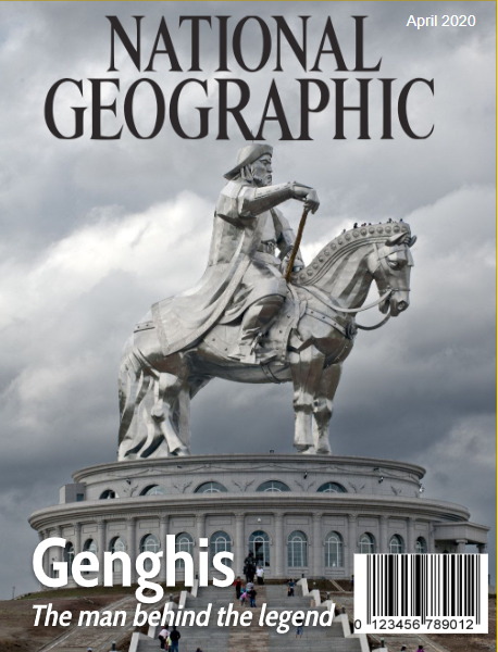 National Geographic magazine template