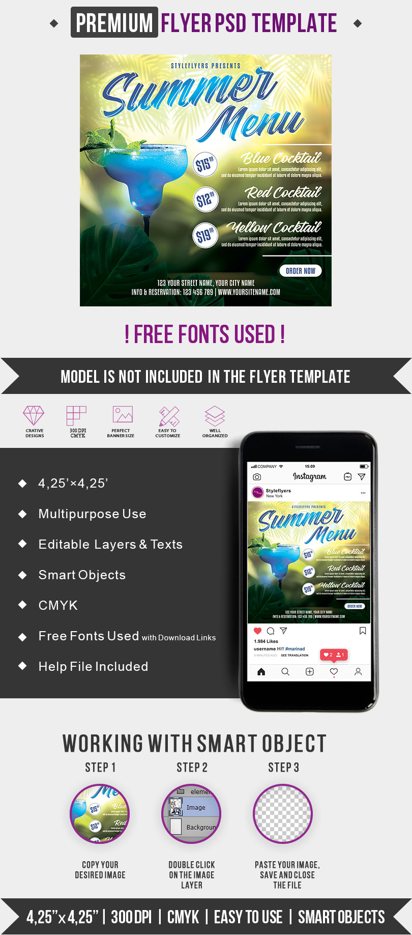 summer_menu_flyer_preview_premium_squre_template