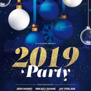 2019 Party Psd Flyer Template