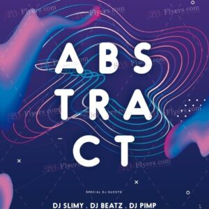 Abstract Psd Flyer Template