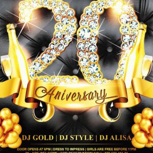 Anniverasry Party Psd Flyer Template