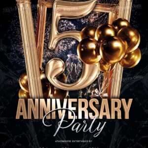 Anniversary Psd Flyer Template