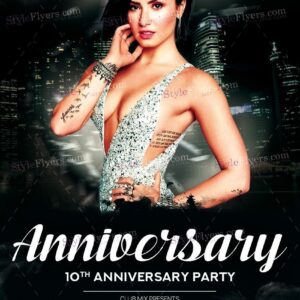 Anniversary Psd Flyer