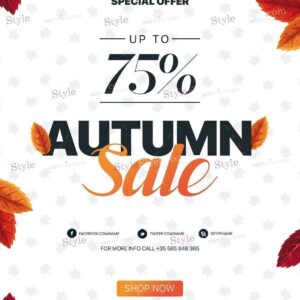 Autumn Sale Psd Flyer Template