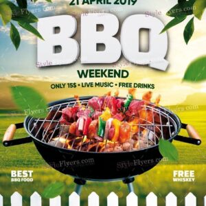 Bbq Psd Flyer Template