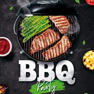 Bbq Party Psd Flyer Template
