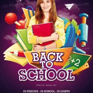 Back To School Psd Flyer Template