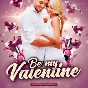 Be My Valentine Psd Flyer Template