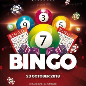 Bingo Psd Flyer Template