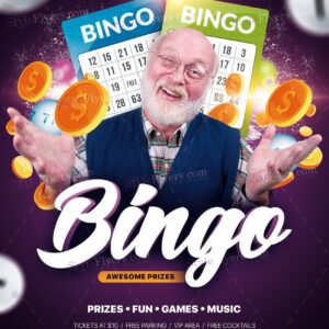 Bingo Psd Flyer Template