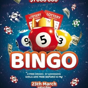 Bingo Psd Flyer Template