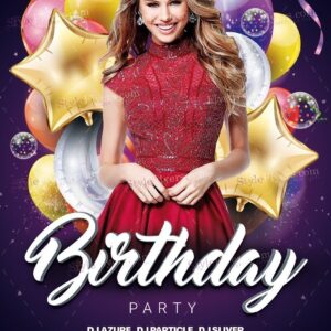 Birthday Psd Flyer Template