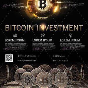 Bitcoin Investment Psd Flyer Template