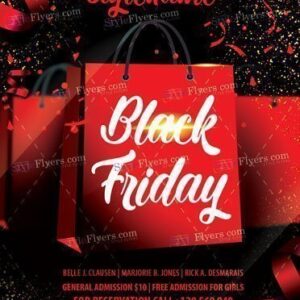 Black Friday Psd Flyer Template
