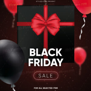 Black Friday Psd Flyer Template