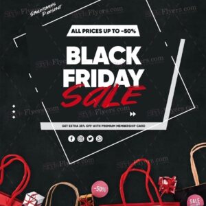 Black Friday Sale Psd Flyer Template1